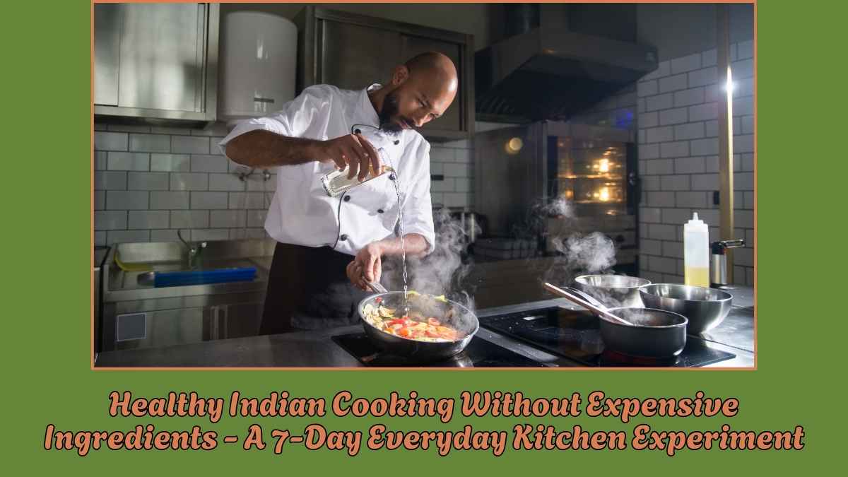 Healthy Indian Cooking Without Expensive Ingredients - A 7-Day Everyday Kitchen Experiment